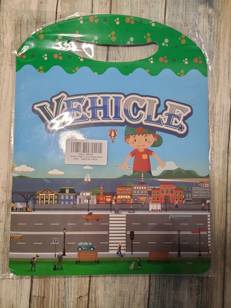 Jactails Vehicle Jelly Sticker Book
