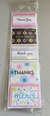 Scrapbooking Embellishments – Thank You Stickers (quant. 5)