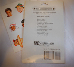 45 Stickers Self-Adhesive Children World Scripture Press New Sealed Package