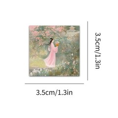 59PCs Beautiful Asian Women Stickers. Chinese Style Ancient Girls-Waterproof