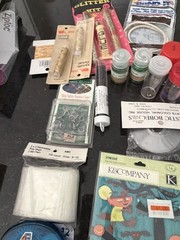 Huge Mixed Scrapbooking Craft Supply Lot K&Co Embellishments Shrink Film NOS