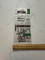 Sticko Phrase Cafe Classic Stickers My Mom Phrases Motherhood Love Scrapbooking