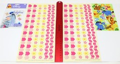 Disney & Mickey Mouse Themed Scrapbook Craft Lot – 12 x 12 Papers and Stickers