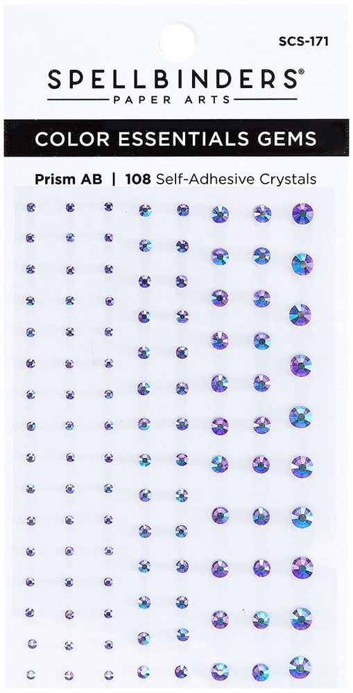 Spellbinders SCS-171 Prism AB Color Essentials Gems 0.1 inches,