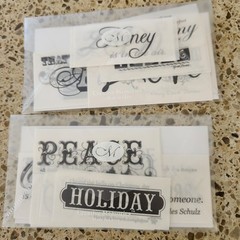 Creative Memories Expressions Packs in Christmas and The Heart Vellum NEW