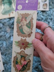 Vintage Gifted Line Stickers John Grossman Lot Christmas Victorian Lot 12 Packs