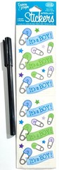 Baby It’s a Boy Frances Meyer Stickers Scrapbooking Card Journal Planner FMI