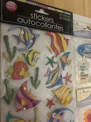 BEACH BUM SUMMER Scrapbook Stickers LOT !