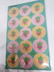 Vintage Scratch And Sniff Stickers Retro 80s 90s Food Mint Fruit Sticker 1 Sheet