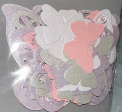 Recollections Die-Cut Shapes Sophia Butterflies NIP 36pcs