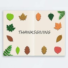 400 pcs Glitter-Foam Leaf Stickers-Halloween, Fall, craft Back To School Craft