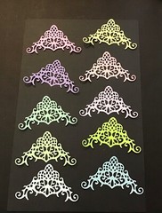 Page Corners Photo Corners Fancy Opulent Swirls Corner Die Cuts 8 pcs 1-7/8”