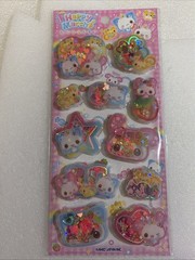 Magical Mewchan Sticker Binder with 2 Sticker Sheets Heisei Retro Kawaii