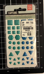 BasicGrey Basics/Capture CANDY BUTTONS or METAL STUDS Metallic, Blue Green Pink