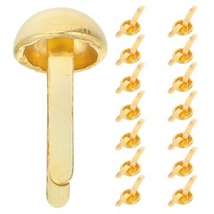 500Pcs Gold Metal Brad Fasteners with Elegant Finish for Craft DIY Projects
