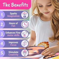 Sticker Stylish Dress up Jewelry. Sticker Activity Book for Kids. Learn Girls…