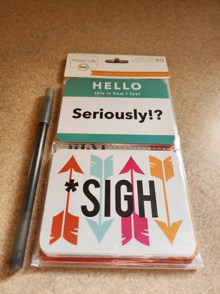 Becky Higgins/Project Life~Perfectly Imperfect Themed Cards