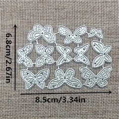 Confetti butterflies 11pcs butterfly metal cutting dies cut machine cutter die