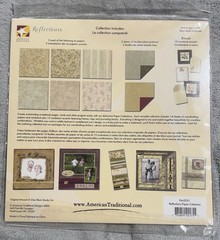 American Traditional Scrapbooking 28 Papers 12×12-lot 5 Packs Of Embellishments