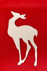 Tim Holtz Die Cuts * Reindeer Flight * Ten Sets * White or Kraft Cardstock