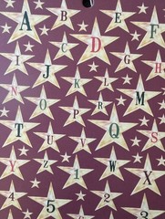 STAR ALPHABET Stickers(4-3/4”x10”)Letters•Words•Numbers•4th of July•Card Making•
