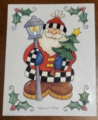 Provo Craft Scrapbooking Stickers by Kristin Cook, Big Santa