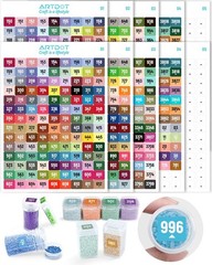 Color-Matched Organization Labels for Diamond Art & Embroidery – 489 Stickers