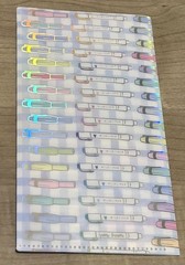 New Happie Scrappie Hononichi Mildliner Sticker Folder