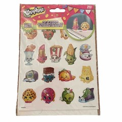 SandyLion Shopkins Pop Up Stickers 3D effect 1 Pack with 2 Sheets 2013 SEALED