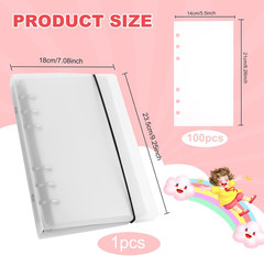Reusable Sticker Book – 100 Sheet Sticker Collecting Album, plus Size