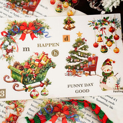 90 Pcs Vintage Christmas PET Stickers for Journaling – Cozy Winter Aesthetic Sno