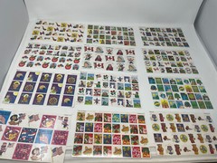 40 Sheets Of Vintage Highlights Magazine for Children Holiday Stickers Unused