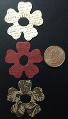 FLOWER Die-Cuts(6pc) Approx.2″Dia.•Garden•Blooms •Summer•Spring•Nature