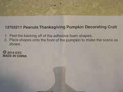 13 FOAM SNOOPY STICKERS PEANUTS * THANKSGIVING SCRAPBOOK CHARLIE BROWN PUMPKIN