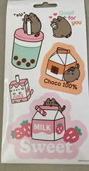 6 Pusheen The Cat 4 Page Decal Books (each book contains 34 decals)
