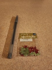 Jolee’s by You~Red & Green Glitter Stars~Dimensional Stickers