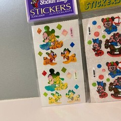 Stickermagic Disney Babies Pearl & Fuzzy Stickers Mickey Mouse Minnie Pluto