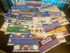 Huge Lot of 55 EK Success Over-alls Scrapbook Titles 12” X 5.25” Each Different