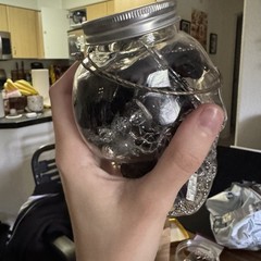 GOTH SKULL MYSTERY JAR Vintage & New Jewelry Lot Witchy Treasure Dark Academia