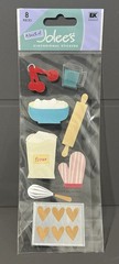 Jolee’s Dimensional Stickers Scrapbooking Baking Theme Kitchen Cooking