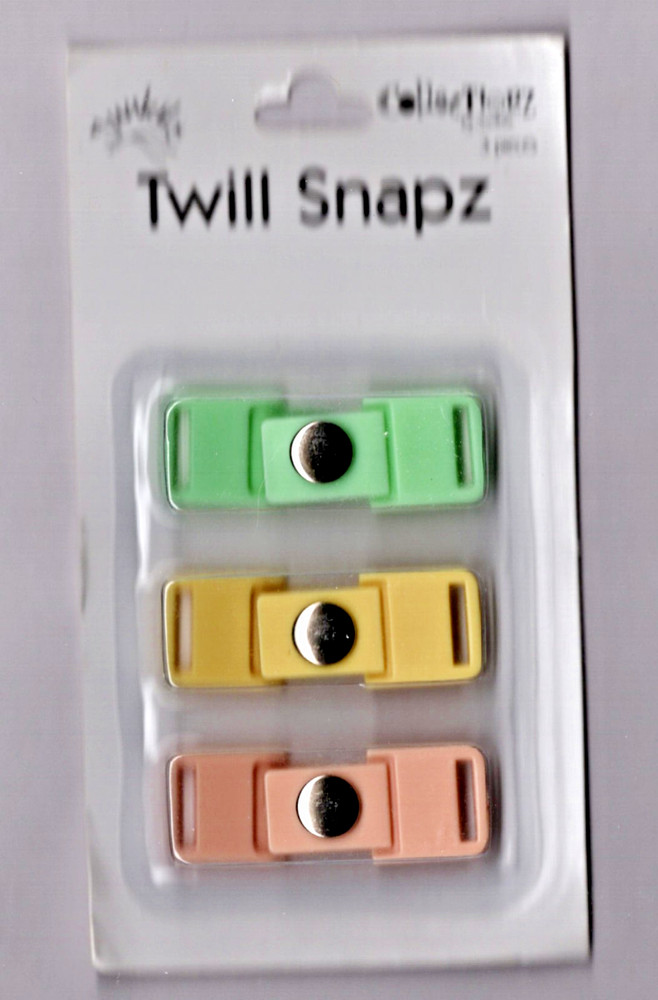 Junkitz TWILL SNAPZ-BABY (3PC) scrapbooking ALBUMS CARDS JOURNALS MIXED MEDIA