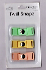Junkitz TWILL SNAPZ-BABY (3PC) scrapbooking ALBUMS CARDS JOURNALS MIXED MEDIA