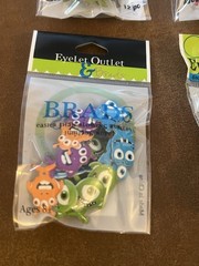 Eyelet Outlet Brads Lot of NEW 6 packs Card Making Scrapbooking Kids Horses