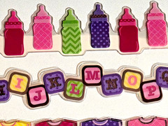 RECOLLECTIONS 12″ Die-cut Vellum Borders – BABY THINGS – 20 pcs