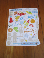 David Walker Stickers Creative Imaginations Little Boy Son Child Sports USED