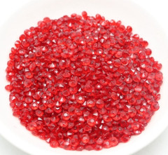 2000 Red Acrylic 4mm Diamond Confetti Wedding Deco Supplies Table Scatter