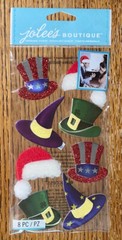 JOLEES Holiday Hats Christmas Halloween 4th Of July St Patrick Photo Booth Props