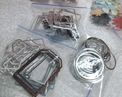 Large Lot Paper Crafts Metal Accessories Scrapbook, Journals, Cards.