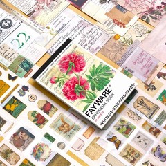 Vintage Washi Stickers for Journaling – Ephemera Book for Journaling with 414…