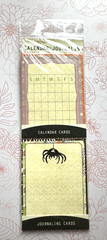 Websters pages calendar & journaling cards Halloween